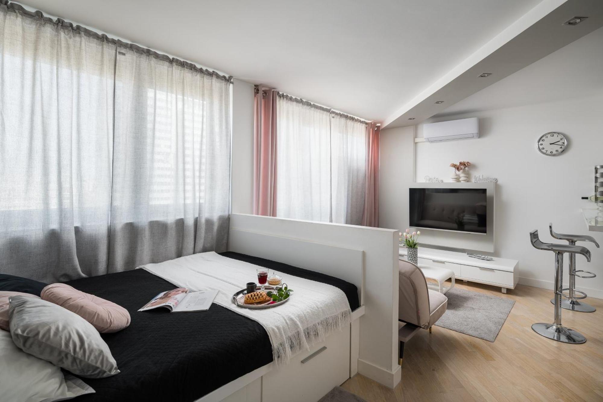 Air-Conditioned Premium Loft Warsaw Skyline Only 900 M To Central Station Exterior foto